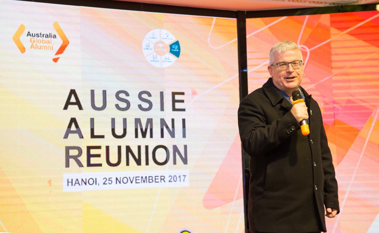 Mr Craig Chittick welcomed alumni and their family members at the Aussie Alumni Reunion 2017