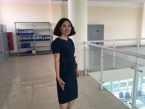dr20vu20thi20quy20at20the20room20planned20to20be20used20as20a20gender-based20common20room Dr Vu Thi Quy at the room planned to be used as a gender-based common room for lecturers, staff, and students of Thai Nguyen University of Agriculture and Forestry