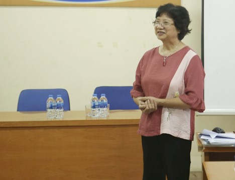 Mrs. Duong Thi Van - Chairwoman of Hanoi Association of People with Disabilities